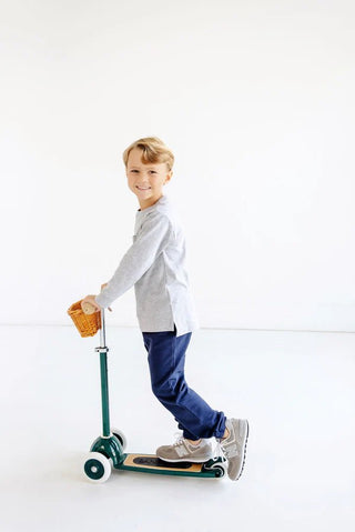 Gates Sweeney Sweatpant - Nantucket Navy with Richmond Red Stork from The Beaufort Bonnet Company-Misc.-Simply Blessed Children's Boutique