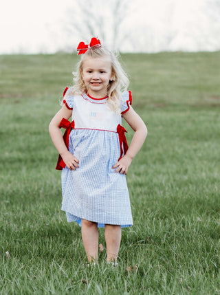 Grand Ole Flag Dress-Girls Dresses-Simply Blessed Children's Boutique