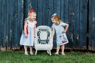 Grand Ole Flag Dress-Girls Dresses-Simply Blessed Children's Boutique