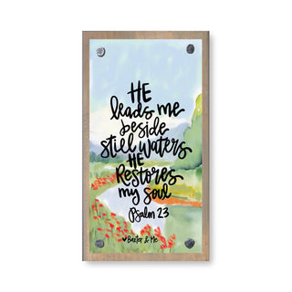 Happy Blocks Scripture Collection: Hand-Finished Wooden Bible Verse Home Decor-Home/GIft-Simply Blessed Children's Boutique