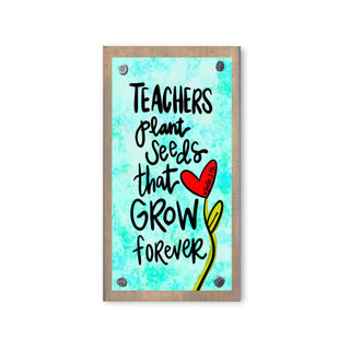 Happy Blocks Wooden Teacher Appreciation Gift – Inspirational Classroom Desk Decor-Home/Gift-Simply Blessed Children's Boutique