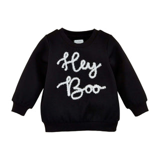Hey Boo Matching Mom & Me Sweatshirt - Mud Pie-Misc.-Simply Blessed Children's Boutique
