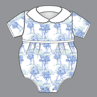 Heyward House Canopy Club Pleated Bubble-Infants-Simply Blessed Children's Boutique