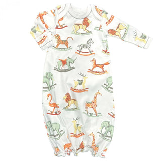 Heyward House Swaying Safari Baby Gown-Infants-Simply Blessed Children's Boutique