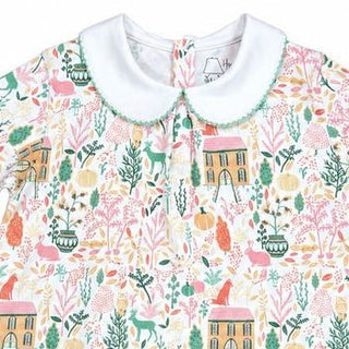 Heyward House Girls Long Sleeves Pocket Twirl Dress -Fall Countryside-Girls Dresses-Simply Blessed Children's Boutique