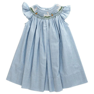 Hippity-Hoppity Smocked Easter Bishop Dress-Girls Dresses-Simply Blessed Children's Boutique