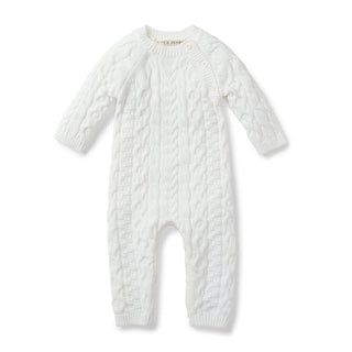 Hope and Henry Organic Knit Sweater Romper for Baby-Infants-Simply Blessed Children's Boutique