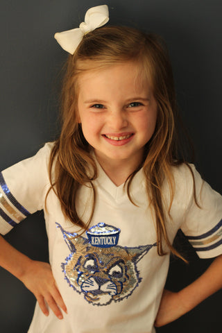 Sequin Wildcat jersey kids
