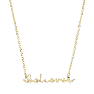 Inspirational Word Necklace by Faithworks-Women's Necklace-Simply Blessed Children's Boutique