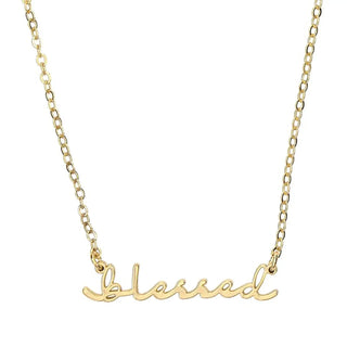 Inspirational Word Necklace by Faithworks-Women's Necklace-Simply Blessed Children's Boutique