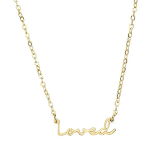 Inspirational Word Necklace by Faithworks-Women's Necklace-Simply Blessed Children's Boutique