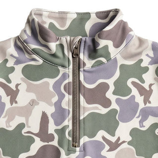 Ishtex Boys Camo Quarter Zip Pullover-Boys Sweatshirt/Pullover-Simply Blessed Children's Boutique