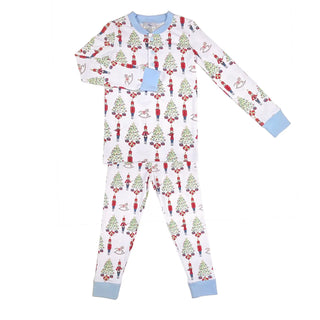 Ishtex Boys Christmas Nutcracker Pajama Set-Boys Sleepwear-Simply Blessed Children's Boutique