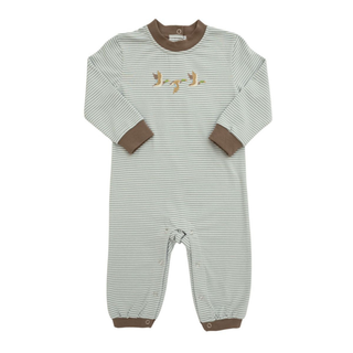 Itsy Bitsy Baby Boy Sage Green Mallard Trio Romper-Boys One-Piece-Simply Blessed Children's Boutique