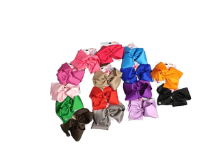 JOJO Solid Color Hair Bows-Hair Accessories-Simply Blessed Children's Boutique