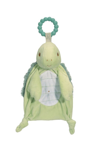 Douglas Kai Turtle Plush Teether Toy – Soft Baby Soothing Ring-Toys-Simply Blessed Children's Boutique