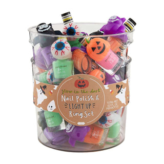 LED Halloween Ring and Glow In Dark Nail Polish - Mud Pie-Toys-Simply Blessed Children's Boutique