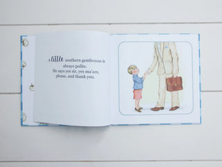 Blue Gingham "Little Southern Gentleman" Book