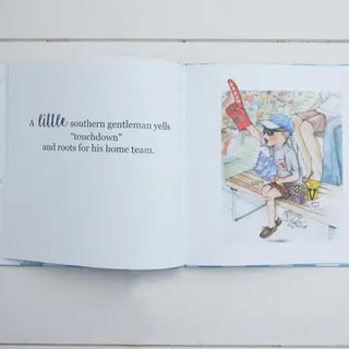 Blue Gingham "Little Southern Gentleman" Book