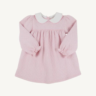 Long Sleeve Maerin Fitz Frock – Palm Beach Pink/Worth Ave White From The Beaufort Bonnet Company-Misc.-Simply Blessed Children's Boutique