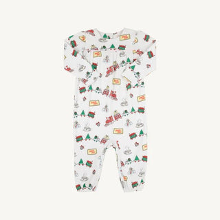 Long Sleeve Penny's Playsuit – TBBC Express / Palm Beach Pink-Infants-Simply Blessed Children's Boutique