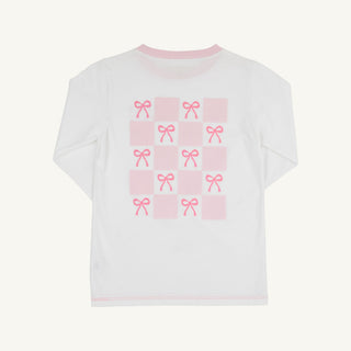 Long Sleeve Sir Proper's T-Shirt – Worth Ave White/Palm Beach Pink | The Beaufort Bonnet Company-Misc.-Simply Blessed Children's Boutique