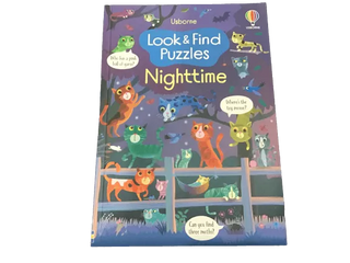 Usborne Look & Find Puzzles: Nighttime Book-Books-Simply Blessed Children's Boutique