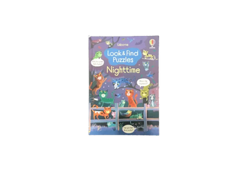 Usborne Look & Find Puzzles: Nighttime Book-Books-Simply Blessed Children's Boutique