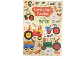Look & Find Puzzles on the Farm Book-Books-Simply Blessed Children's Boutique