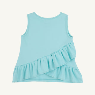 Love You Back Top – Edisto Egg Blue | The Beaufort Bonnet Company-Girls Sleeveless Shirts-Simply Blessed Children's Boutique