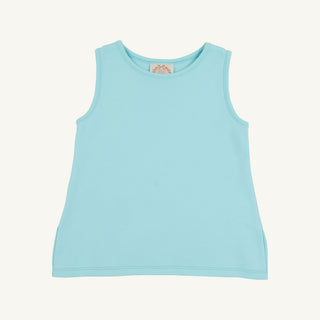 Love You Back Top – Edisto Egg Blue | The Beaufort Bonnet Company-Girls Sleeveless Shirts-Simply Blessed Children's Boutique