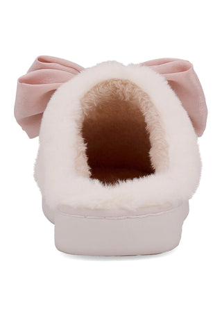 MIA Little Cozi Too Slippers with Bow-Girls Shoes-Simply Blessed Children's Boutique