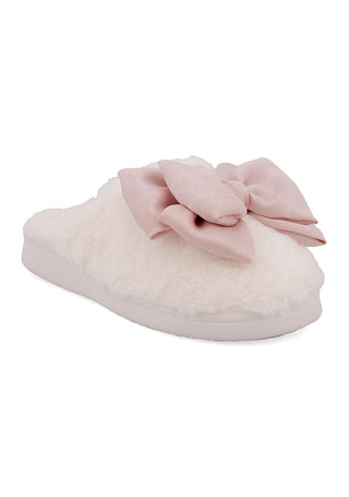 MIA Little Cozi Too Slippers with Bow-Girls Shoes-Simply Blessed Children's Boutique
