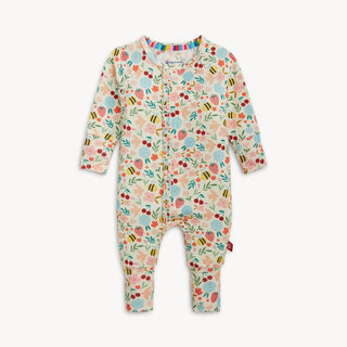 Magnetic Me Honey Blossom Modal Ruffled Convertible Coverall-Infants-Simply Blessed Children's Boutique