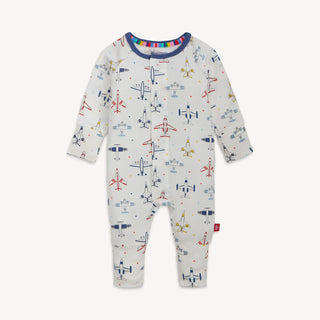 Magnetic Me Just Plane Fun Modal Convertible Coverall-Infants-Simply Blessed Children's Boutique
