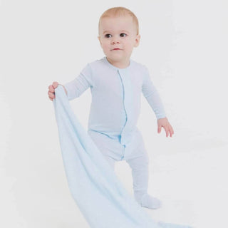 Magnetic Me Pin Dot Blue Footie-Infants-Simply Blessed Children's Boutique