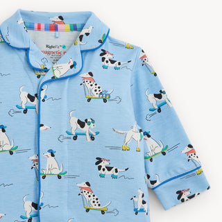 Magnetic Me Baby Boys Ruff Riders Coverall Romper With Piping-Infants-Simply Blessed Children's Boutique