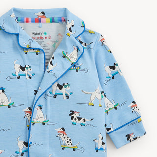 Magnetic Me Baby Boys Ruff Riders Coverall Romper With Piping-Infants-Simply Blessed Children's Boutique