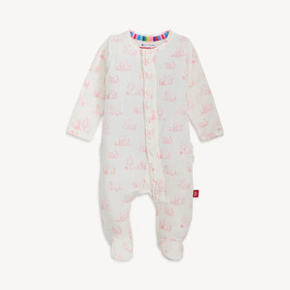 Magnetic Me Sweeter Than Hunny Modal Ruffled Footie