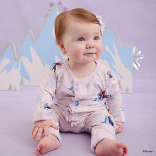 Magnetic Me Disney Frozen Ruffle Convertible Coverall - Elsa & Anna Modal Sleeper-Infants-Simply Blessed Children's Boutique