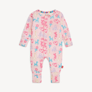 Magnetic Me™ Pink Party Animals Glow-in-the-Dark Modal Convertible Coverall