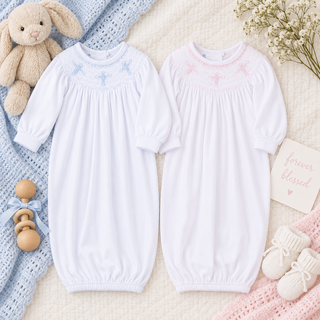 Magnolia Baby Infant Forever Blessed Bishop Gown - Baby Boy or Girl-Infants-Simply Blessed Children's Boutique