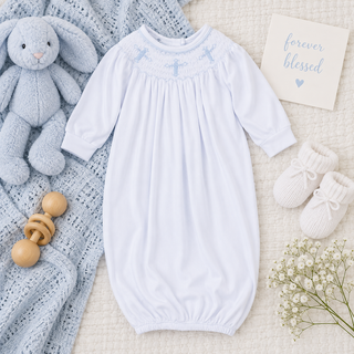 Magnolia Baby Infant Forever Blessed Bishop Gown - Baby Boy or Girl-Infants-Simply Blessed Children's Boutique