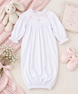 Magnolia Baby Infant Forever Blessed Bishop Gown - Baby Boy or Girl-Infants-Simply Blessed Children's Boutique