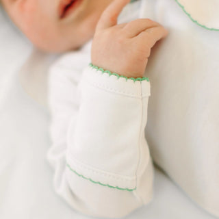 Magnolia Baby White Infant Mallard Moments Footie Sleeper-Infants-Simply Blessed Children's Boutique