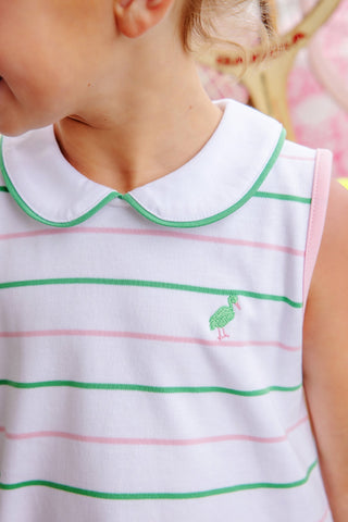 Maude's Peter Pan Collar Dress – Tradd Street Stripe/Pier Party Pink | The Beaufort Bonnet Company-Misc.-Simply Blessed Children's Boutique