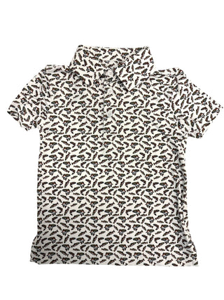 Meripex Rainbow Trout Boys Short Sleeve Polo Shirt-Boys Short Sleeve Shirts-Simply Blessed Children's Boutique