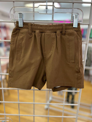 Meripex Boys Brown Freeballer Shorts-Boys Shorts-Simply Blessed Children's Boutique