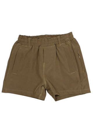 Meripex Boys Brown Freeballer Shorts-Boys Shorts-Simply Blessed Children's Boutique