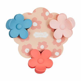 Mini Daisy Hair Clip Sets - Set of 3-Hair Accessories-Simply Blessed Children's Boutique
